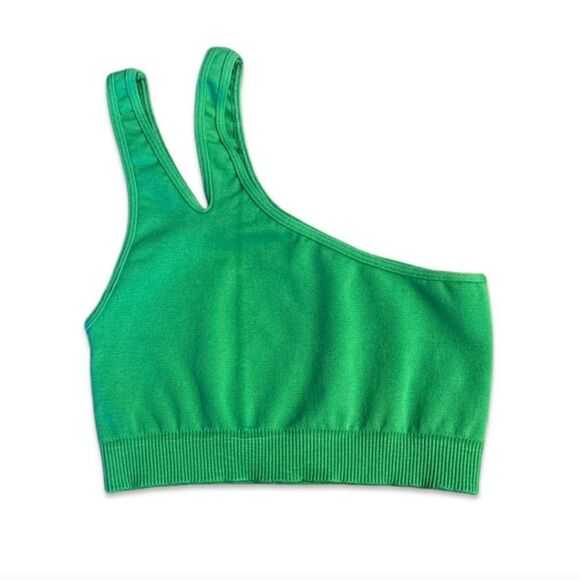 Camila Coelho Belmira Sports Bra in GREEN NWT/NWOT - Picture 4 of 7
